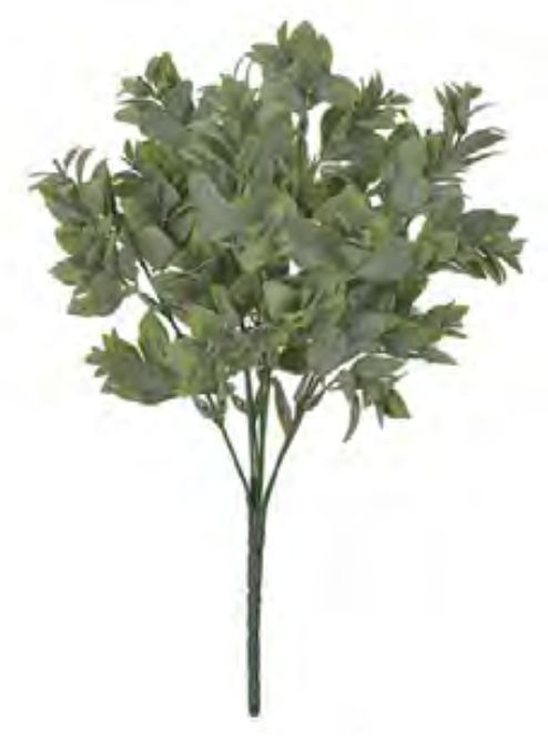 Folhagem Artificial Folha Real Toque X35 Verde 34cm