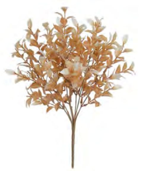 Folhagem Artificial Folha X35 Palha Outono 34cm
