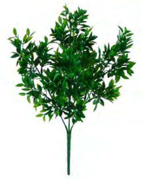 Folhagem Artificial Folha C/Print X25 Verde 31cm