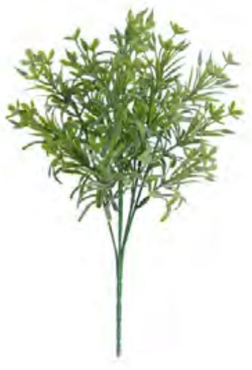 Folhagem Artificial Podocarpus C/Powder X15 Verde 30cm