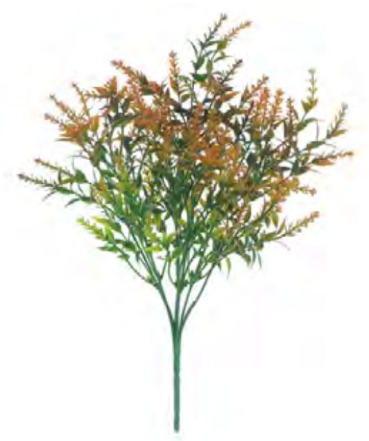 Folhagem Artificial Grass C/Print X7 Verde Outono 35cm