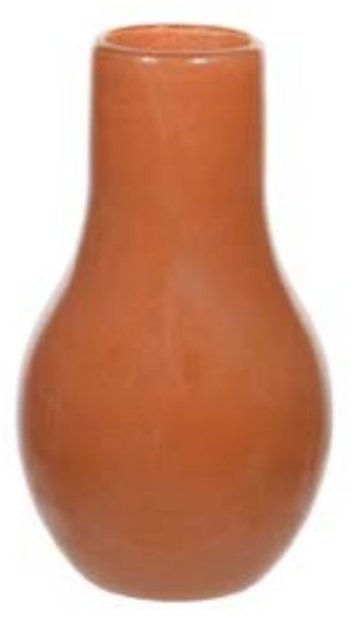 Vaso Decorativo Vidro Marrom 25cm