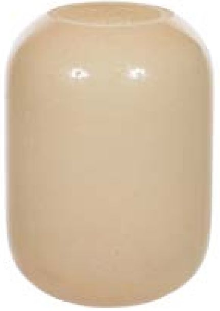 Vaso Decorativo Vidro Bege 22cm