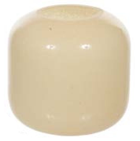 Vaso Decorativo Vidro Bege 16cm