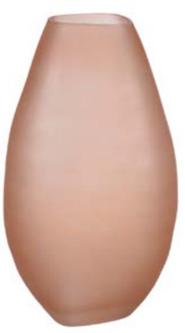 Vaso Decorativo Vidro Laranja 31cm