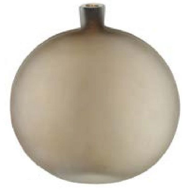 Vaso Decorativo Vidro Marrom 25,5cm
