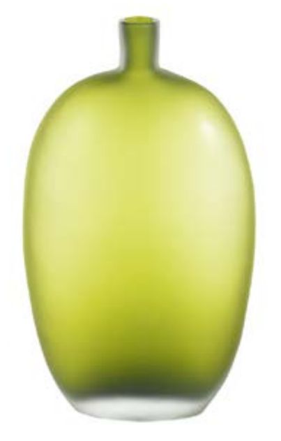 Vaso Decorativo Vidro Verde 34cm