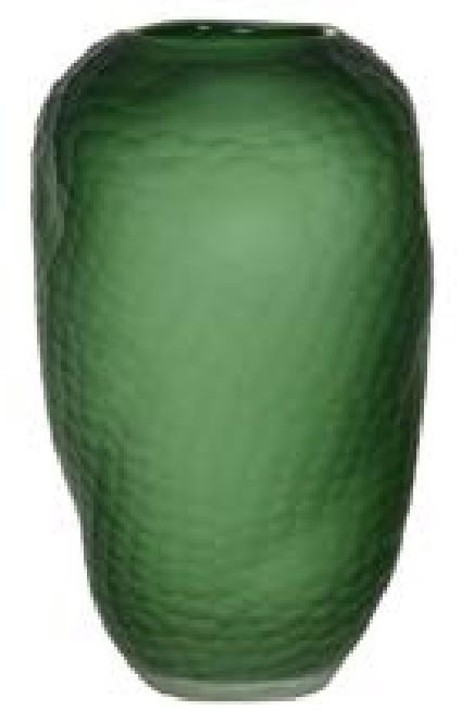 Vaso Decorativo Vidro Verde 28cm