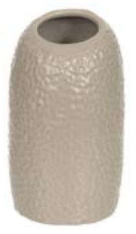 Vaso Decorativo Cerâmica Marrom 15cm