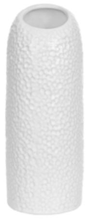 Vaso Decorativo Cerâmica Branco 25cm