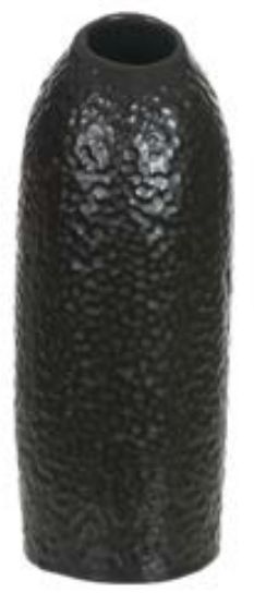 Vaso Decorativo Cerâmica Preto 25cm
