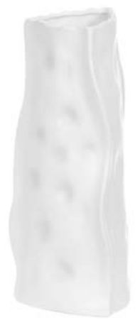 Vaso Decorativo Cerâmica Branco 35cm
