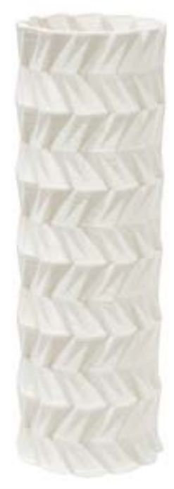 Vaso Decorativo Cerâmica Branco 47cm