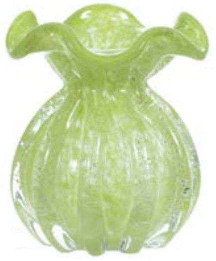 Vaso Decorativo Vidro Verde 13cm
