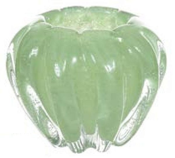 Vaso Decorativo Vidro Verde Menta Claro 12cm