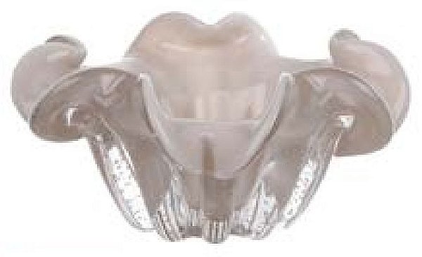 Vaso Decorativo Vidro Bege Areia 10cm