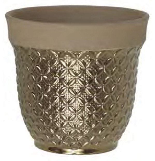 Vaso Cerâmica Cobre 14,5cm