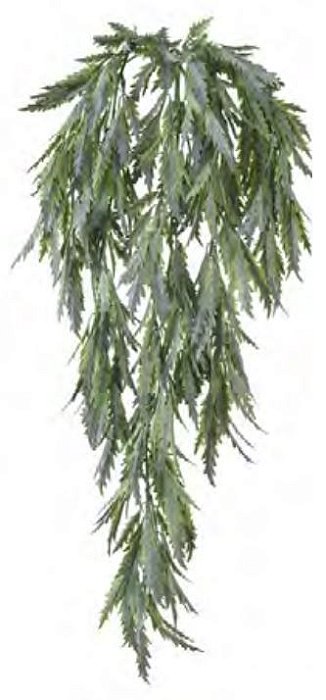 Planta Artificial Pendentes Folha C/Powder Verde 78cm