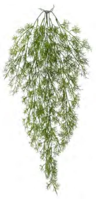 Planta Artificial Pendentes Alfinete C/Print Verde 80cm