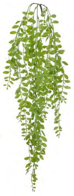 Planta Artificial Pendentes Folha Real Toque C/Print Verde Claro 94cm