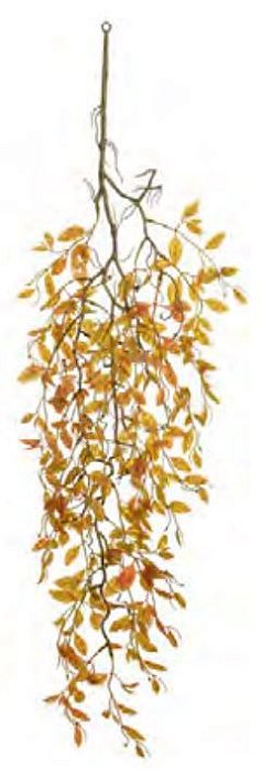 Planta Artificial Pendentes Folha Pendurar C/Print Laranha Outono 1,05cm