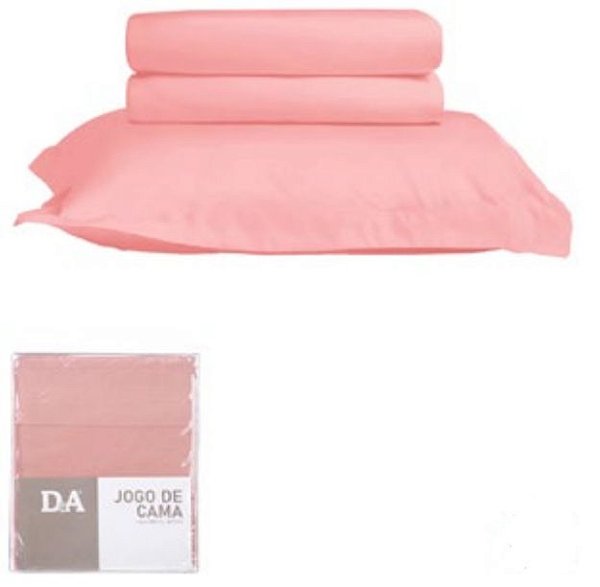 Jogo Cama King Microfibra 4 Pcs Day By Day Pessego
