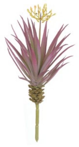 Planta Artificial Suculenta Agave Purpura 20cm