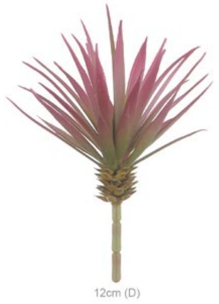 Planta Artificial Suculenta Agave Purpura 20cm