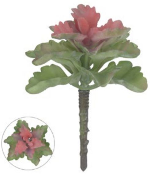 Planta Artificial Suculenta  Purpura 17cm
