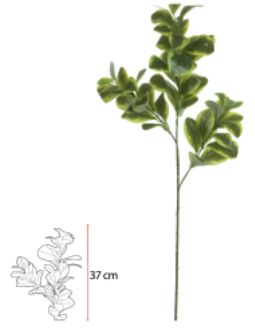 Planta Árvore Artificial Galho Clúsia Verde Real Toque X47 Verde Creme 74cm