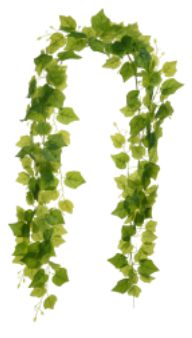Planta Artificial Folhagem Guirlanda Real Toque X187 Verde 1,80m