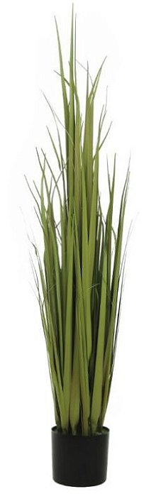 Planta Artificial Árvore Folhagem Grass C/Print X118 Verde 1,19m