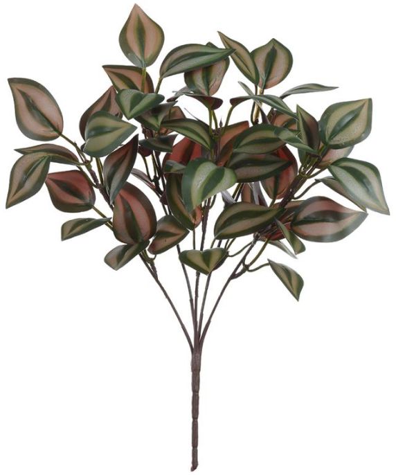 Folhagem Artificial Lambari Verde Purpura 32cm