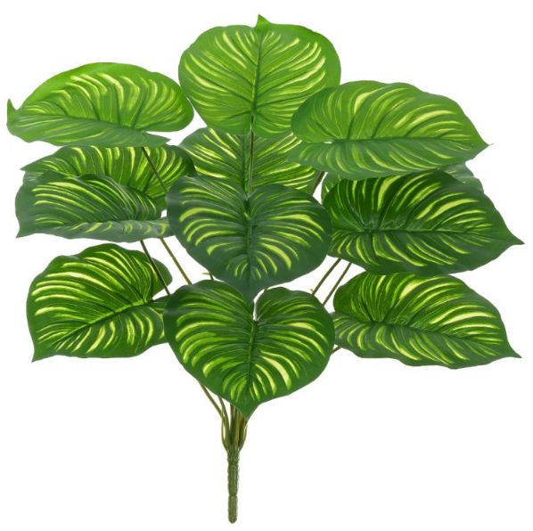 Planta Artificial Calathea Real Toque X12 Verde 45cm
