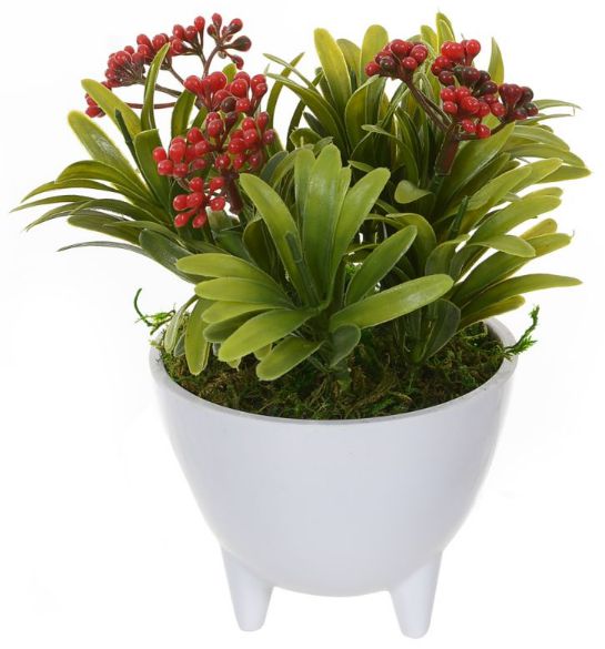 Arranjo Sementinha Vermelho 18cm