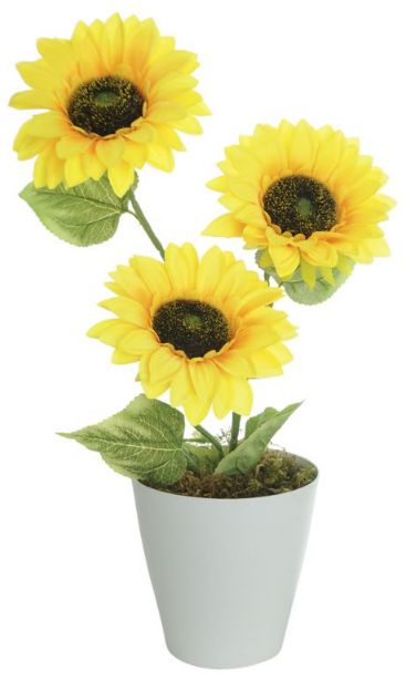 Arranjo Girassol Amarelo 40cm