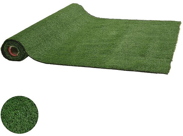 Folhagem Grama Sintetica 10mm Verde 1x4m