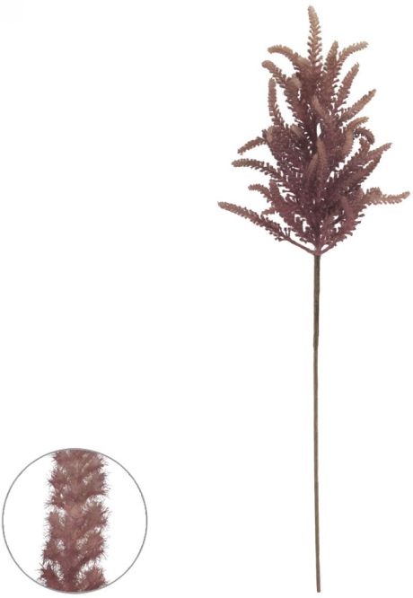 Planta Artificial Astilbe Com Floked Mauve 85cm