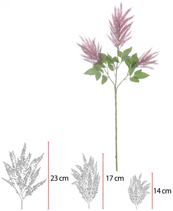 Planta Artificial Astilbe Com Print Beauty 98cm