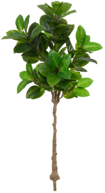 Planta Arvore Artificial Ficus Elástica Real Toque X82 Verde 1,50m