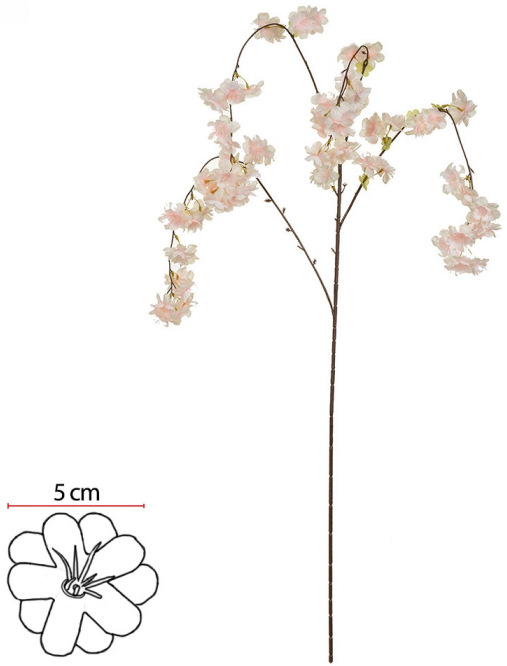 Haster Flor Cerejeira X74 Pessego 98cm