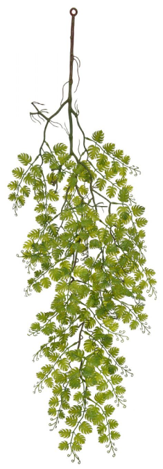 Planta Artificial Folhagem Costela De Adão Pendurar X33 Verde 90cm