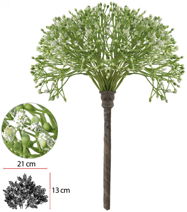 Planta Artificial Buque Gyspon Verde 32cm