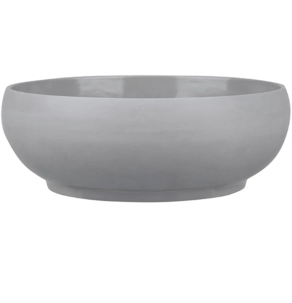Vaso Bacia Melamina Fendi Fosco 7cm