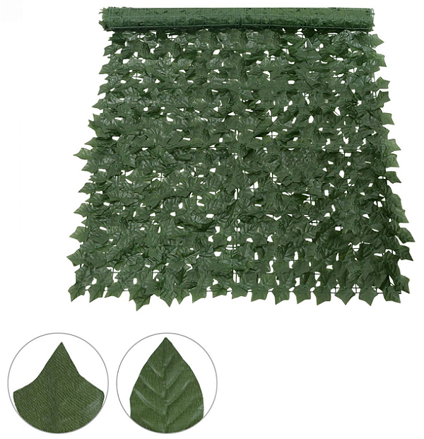 Planta Artificial Folhagem Hera Muro Ingles X576 Verde 1X2M