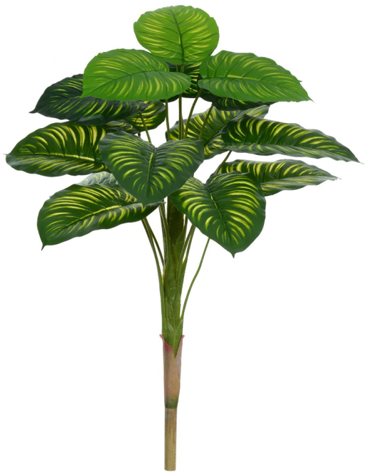 Planta Artificial Calathea Real Toque X15 Verde Creme 90cm