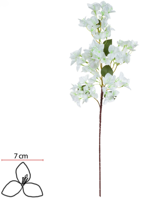 Haste Bougainville X75 Branco 99cm