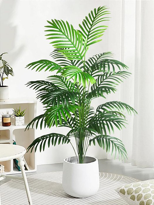 Planta Artificial Palmeira Várias Folhagens de 70cm a 120cm