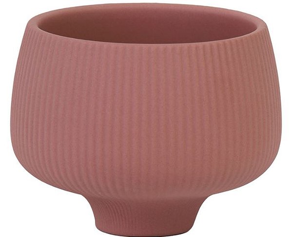 Vaso Decorativo Porcelana Terracota 9cm