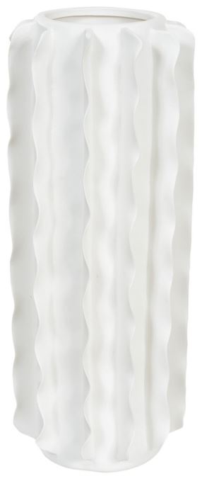 Vaso Decorativo Ceramica Branco 44cm